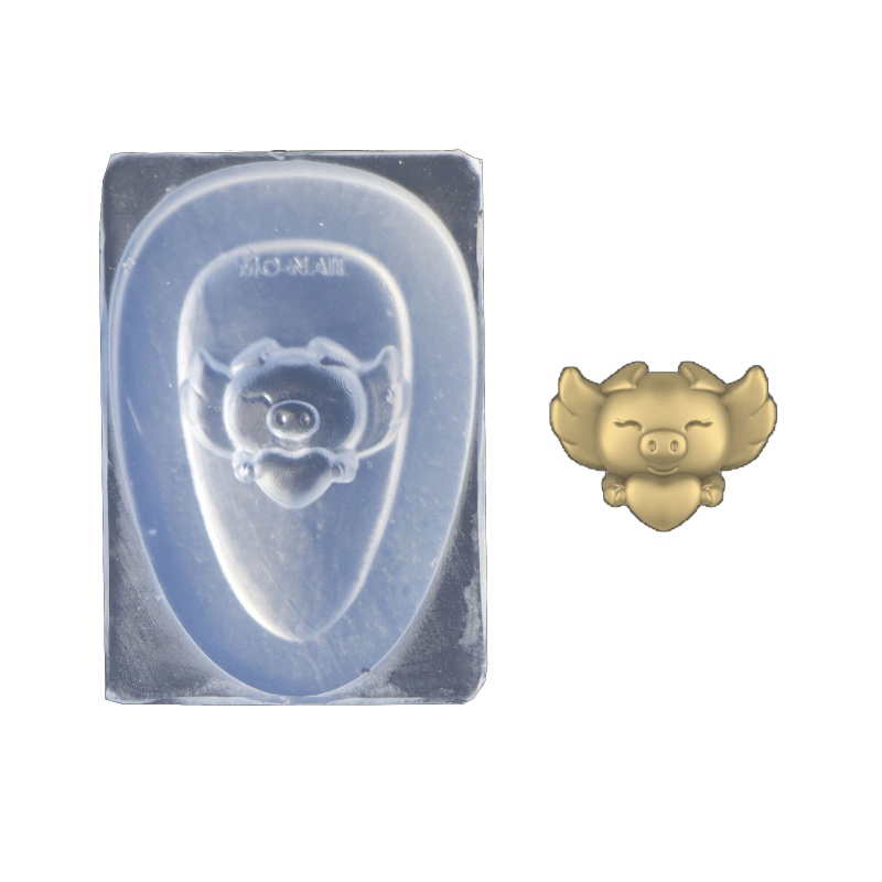 Khuôn Silicone Tạo Hình Trang Trí Móng Tay 3D DIY