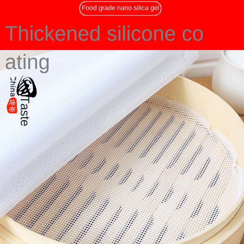 Tấm Lót Hấp Bánh Bao Bằng Silicone Chống Dính Chịu Nhiệt Cao