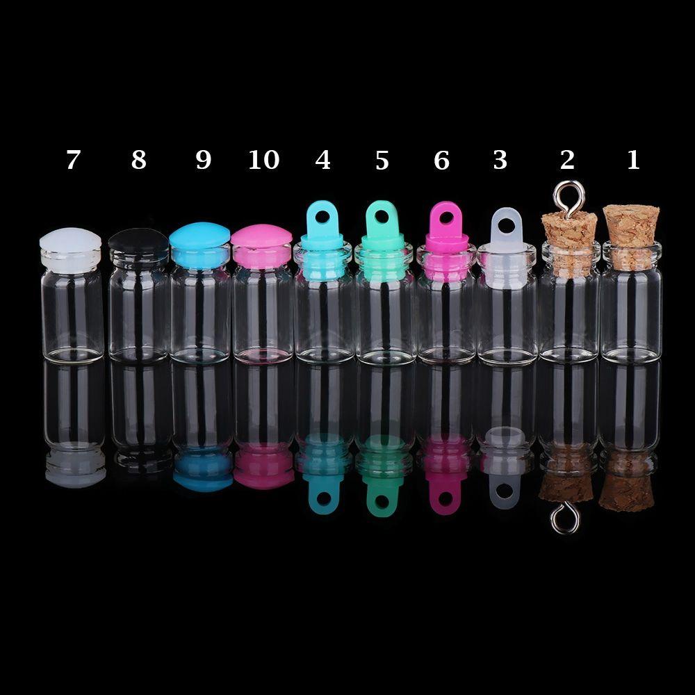 Set 5 / 10 Lọ Điều Ước Nhỏ Màu Cầu Vồng Trang Trí Nhà Cửa