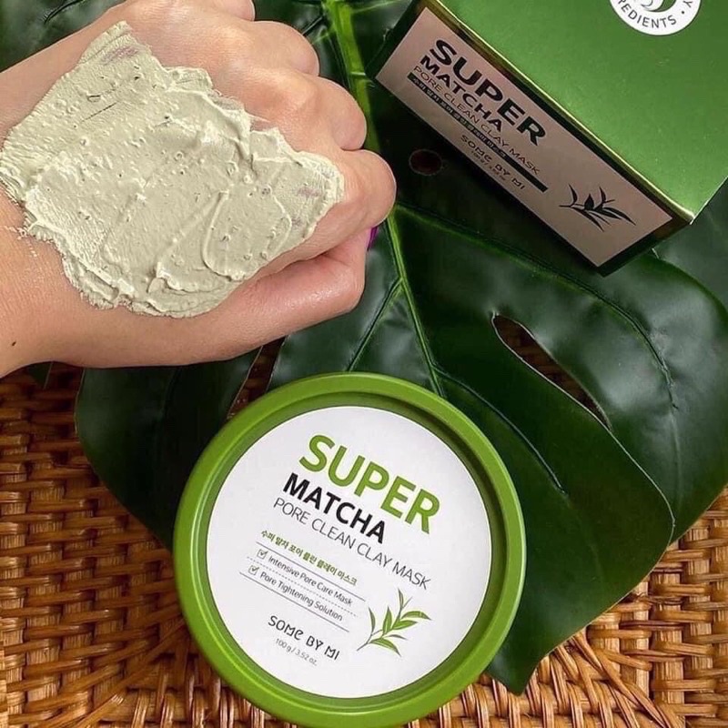 MẶT NẠ ĐẤT SÉT TRÀ XANH SOMEBYMI SUPER MATCHA PORE CLEAN CLAY MASK