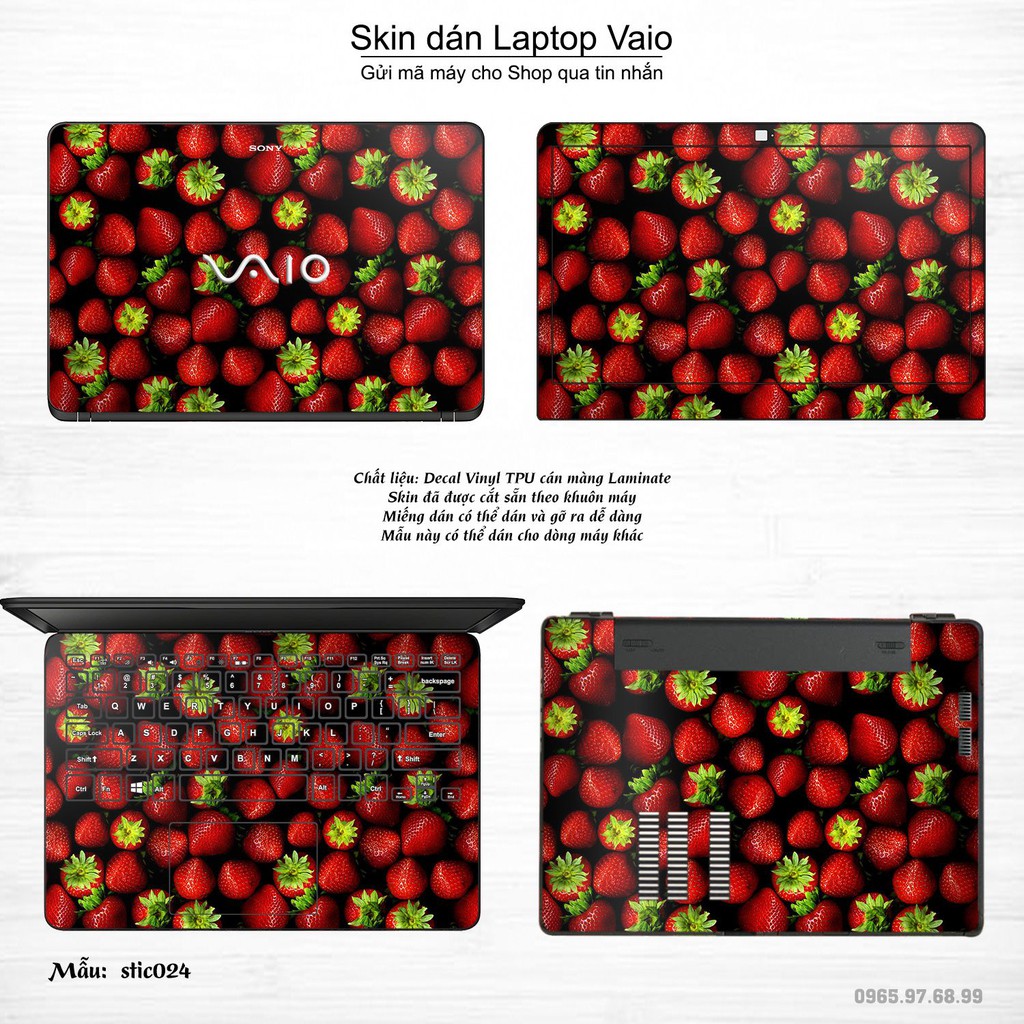 Skin dán Laptop Sony Vaio in hình Hoa văn sticker nhiều mẫu 4 (inbox mã máy cho Shop)