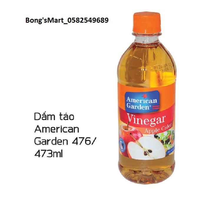 DẤM TÁO AMERICAN GARDEN 473ML