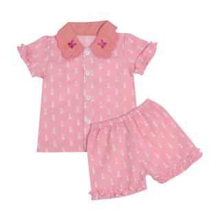 Bộ ngắn bé gái vải nhật 1163- BabyOne