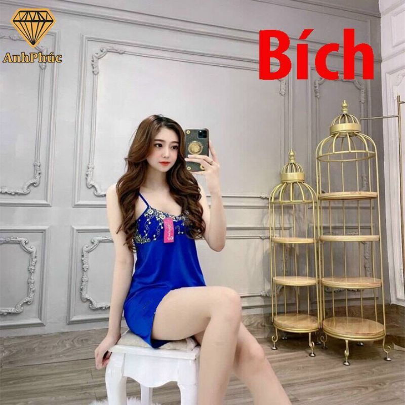 Bộ đùi thun lạnh 2 dây ren (video+ảnh thật)