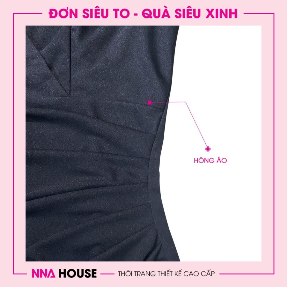 Đầm Body sexy cổ xẻ - Váy nữ xẻ lưng sang trọng quyến rũ NNAHOUSE Mã NA215 | BigBuy360 - bigbuy360.vn