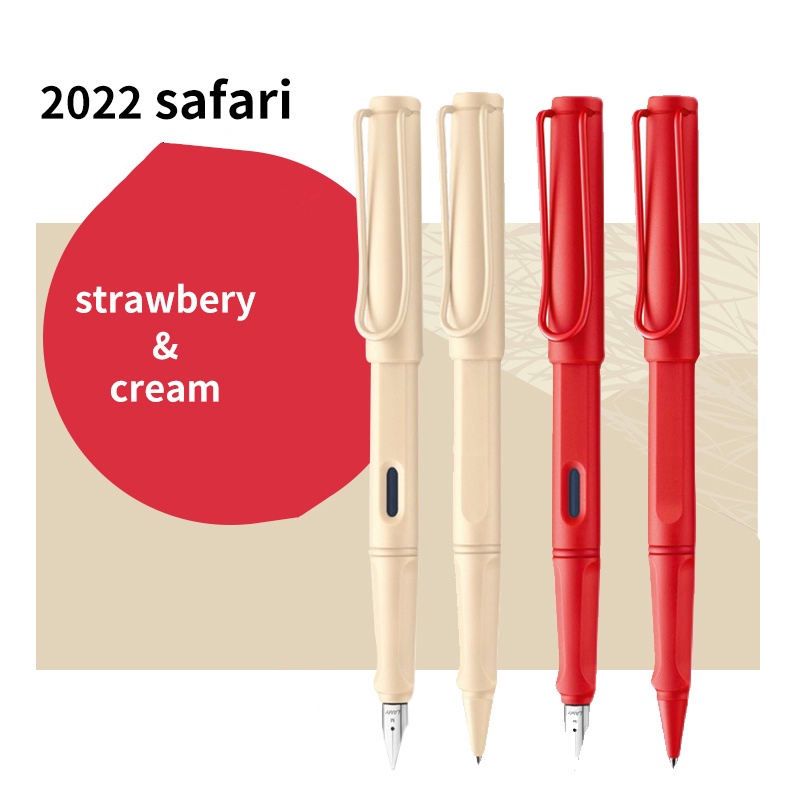 LAMY Safari Rollerball Pen 2022 Special Edition Strawberry Cream