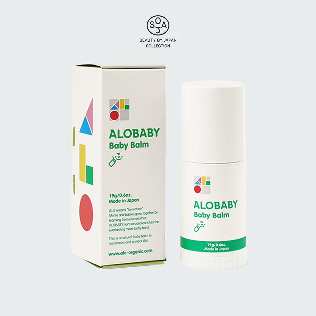 [Mã BMBAU300 giảm 7% đơn 499K] Thỏi Dưỡng Ẩm Cho Trẻ Sơ Sinh 19G Alobaby Baby Balm