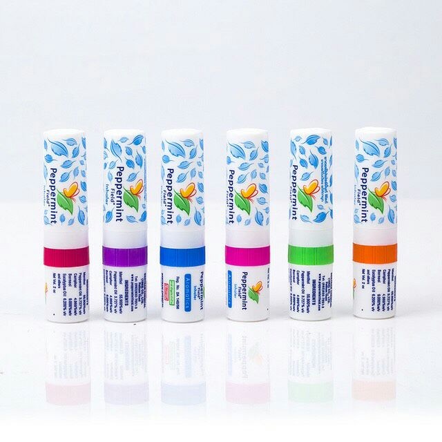 Ống Hít Thông Mũi 2 Đầu Peppermint Field Inhaler Aromatics, Ống Hít Thông Mũi Bạc Hà Poysian Mark (giao màu ngẫu nhiên)