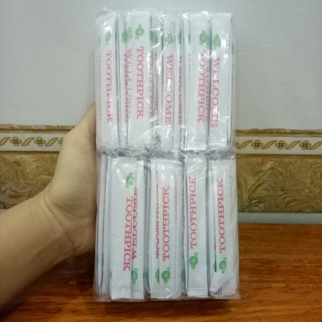 Combo 500 tăm bao giấy