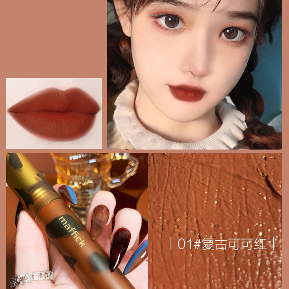 (Hàng Mới Về) Son Môi Màu Lì Dưỡng Ẩm Lâu Trôi Không Dính Ly Tiện Dụng | BigBuy360 - bigbuy360.vn