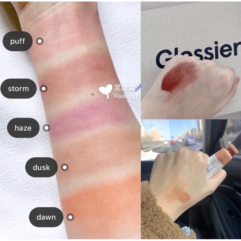 Má hồng kem GLOSSIER Cloud Paint màu Dusk best seller