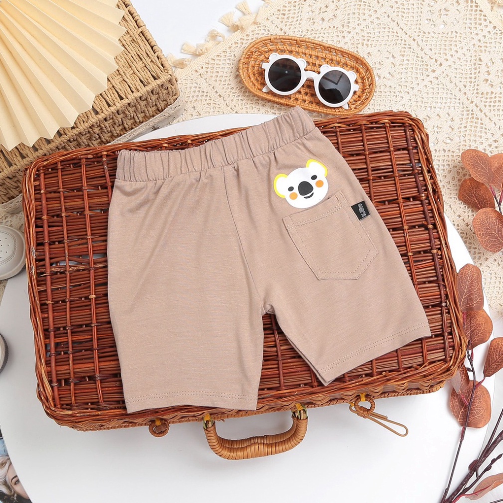 Quần Đùi Chục Cho Bé Trai Bé Gái LYBABY Quần Chục Đùi Chất Thun Lạnh QC07
