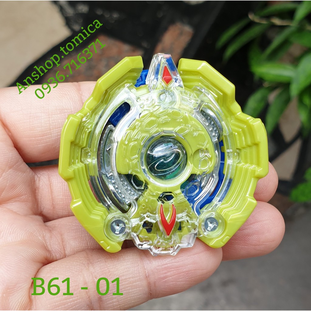 Con Quay Takaratomy Beyblade burst B61, quay phải, không kèm phóng quay