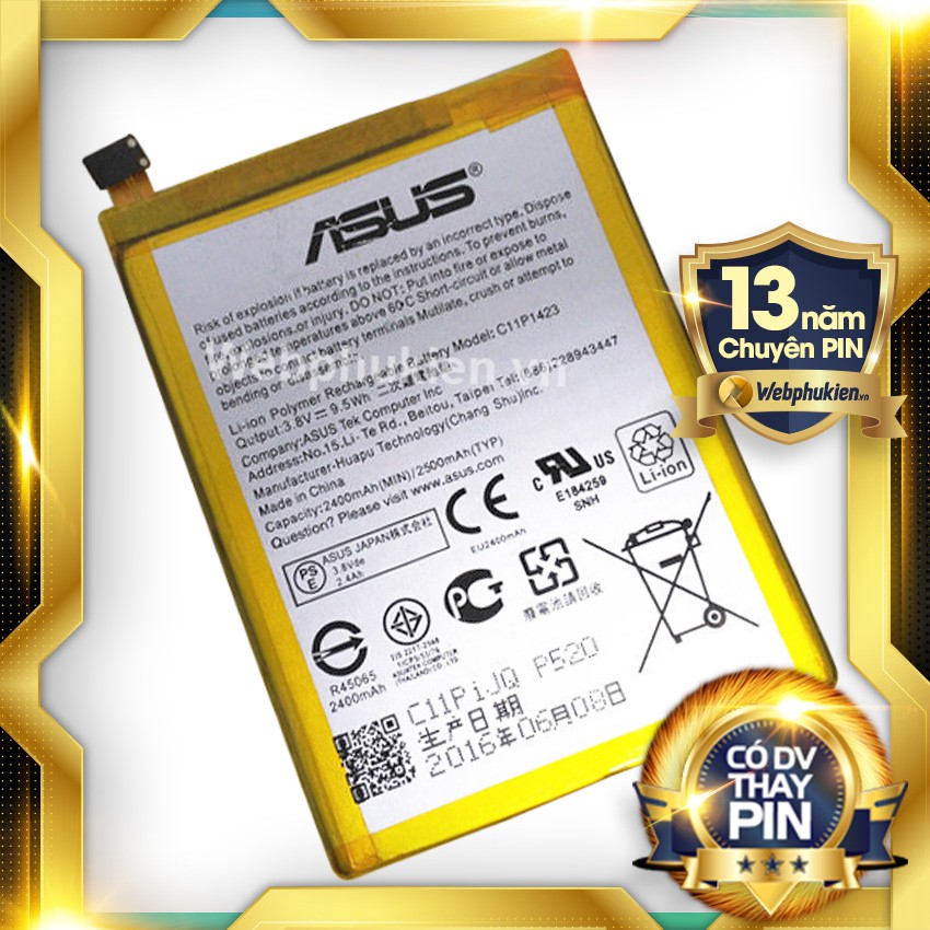 Pin Asus Zenfone 2 5.0 (ZE500CL) C11P1423 - 2500mAh