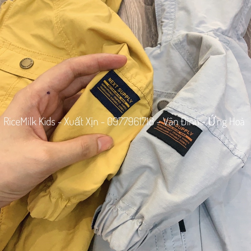 Áo khoác kaki chống thấm nước Next xuất dư xịn