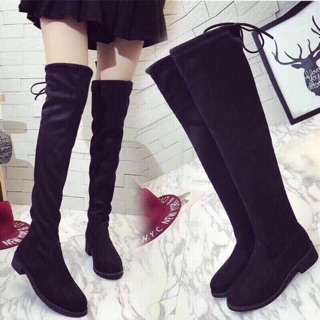 Bốt đùi da lộn