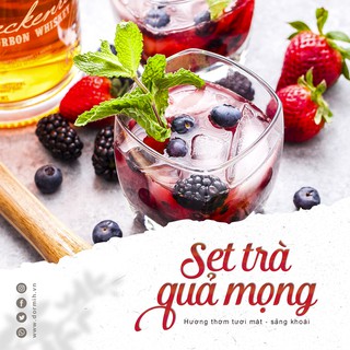SET TRÀ Quả mọng | Mix các dòng trà quả mọng (họ nhà trái cây Berry)