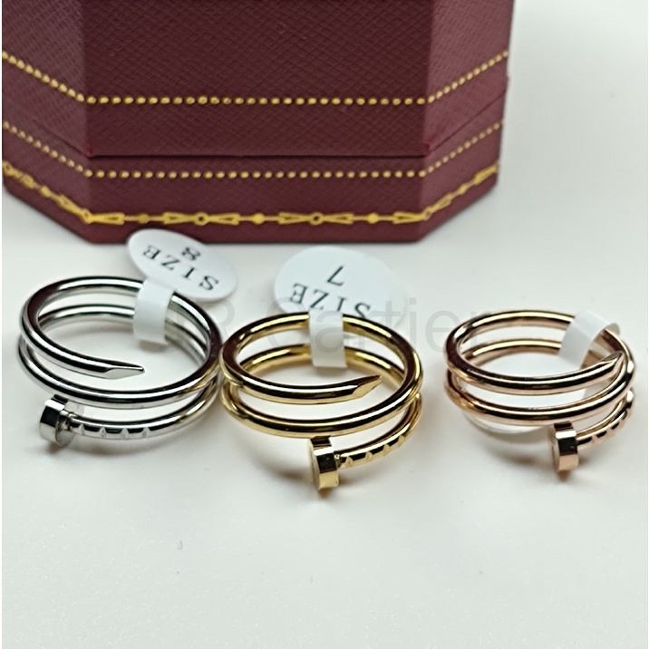 Bộ Nhẫn Vàng Hồng 18k 2022 Với 14 Viên Kim Cương Sáng Tạo 0.08 Carats