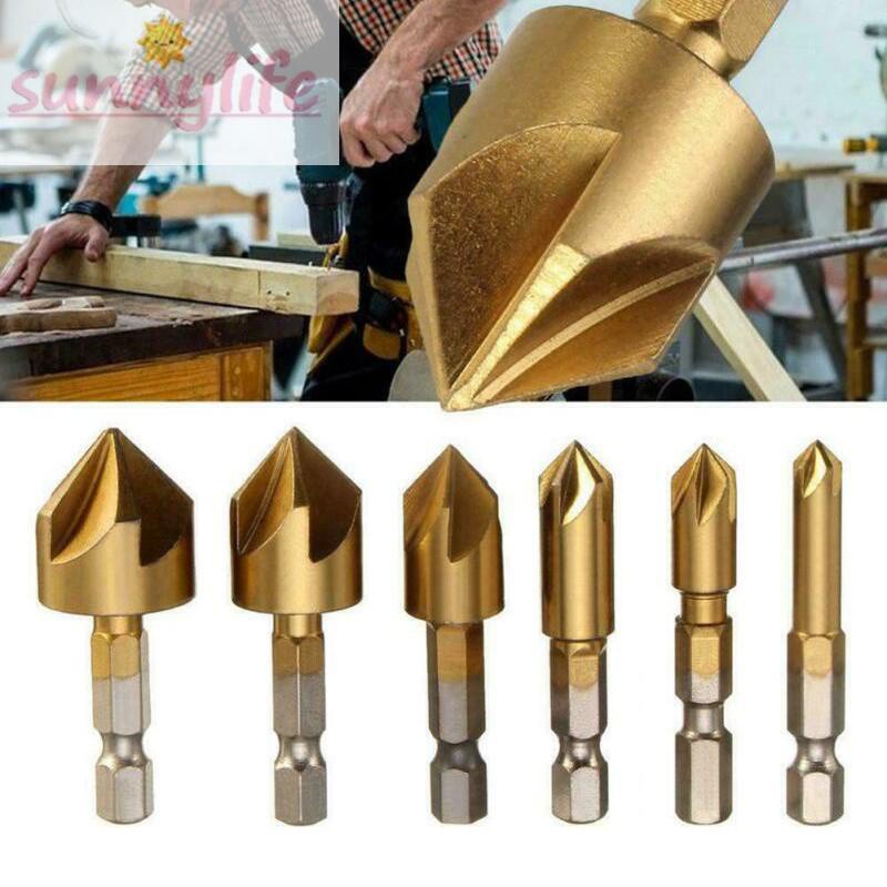 Drill Bits Accessories Countersink G0V3 B4U5 DIY Woodworking Convenient