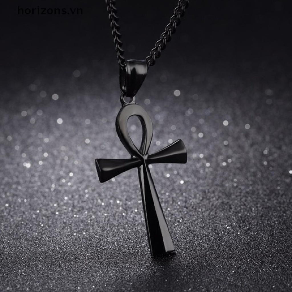 Dây Chuyền Mặt Đá Ai Cập Ankh Crucifix