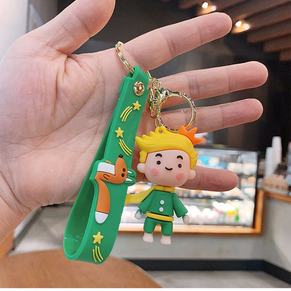 Móc khóa hình búp bê hoàng tử bé/ phi hành gia dễ thương nhiều màu sắc