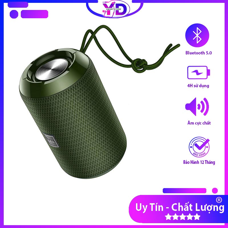 Loa Bluetooth Premium HC1, TWS 5.0, âm bass cực chất, âm thanh sống động, hỗ trợ cắm thẻ nhớ