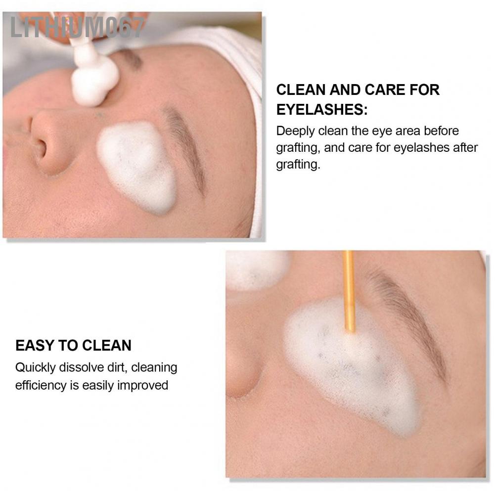 [Hàng mới về] Sữa rửa mặt tạo bọt làm sạch lông mi không gây dị ứng 100ml dùng tại spa