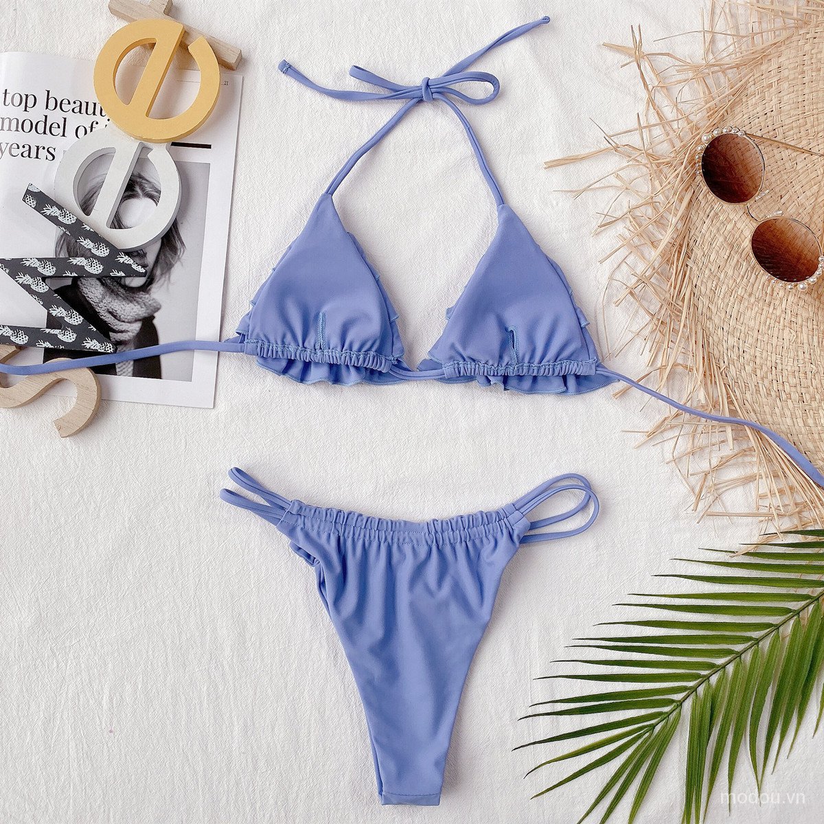 Bộ đồ tắm bikini dạng dây cột phong cách mới quyến rũ cho nữ | BigBuy360 - bigbuy360.vn