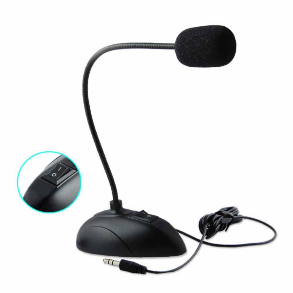 PO-Để Họp Karaoke / Chơi Game Trên Điện Thoại / PC,Micro Để Bàn Có Dây Dùng