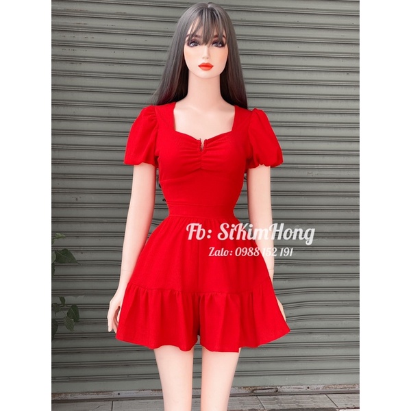 [Mã FAMARAL1 giảm 10K đơn 50K] Đầm jump tay phồng mới về M12(Ảnh shop chụp thật 100%) | BigBuy360 - bigbuy360.vn