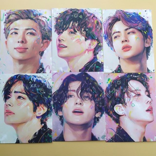 [ BTS CARD 7*9cm] Set 7 card BTS - Set 7 thẻ hình BTS