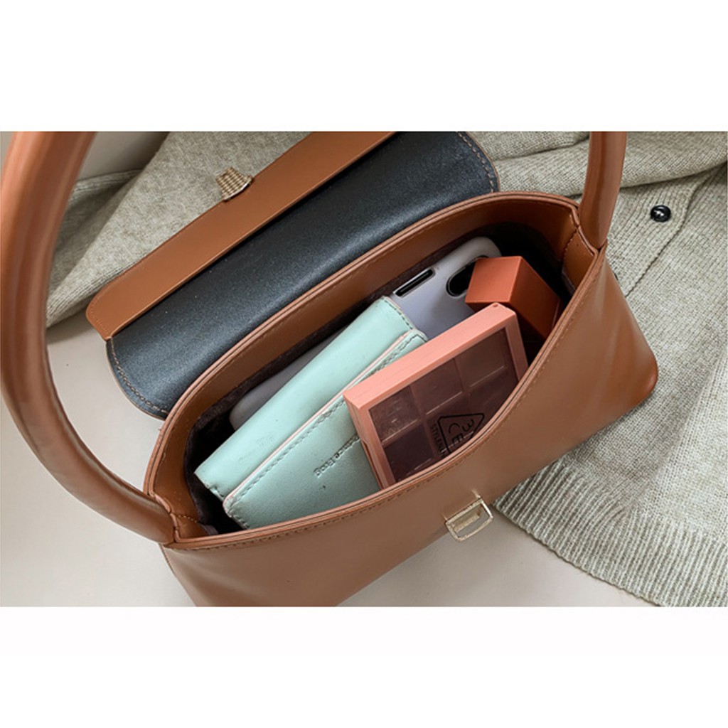 Túi xách nữ da mềm trơn thời trang Punthezy - Thiết kế phong cách hàn quốc kẹp lách đi chơi / đi làm công sở trẻ trung | BigBuy360 - bigbuy360.vn