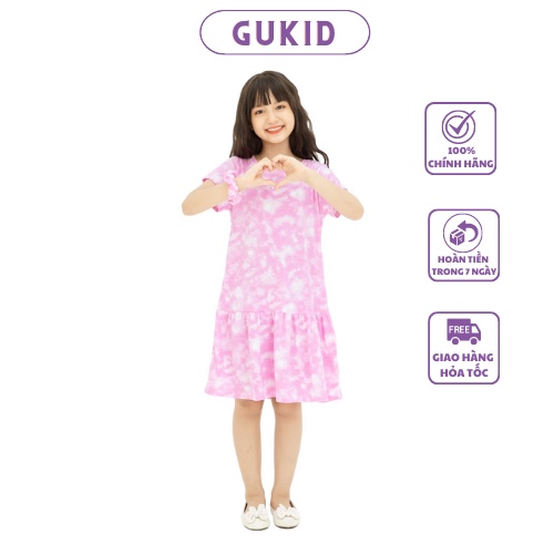 Váy bé gái vải Loang Màu từ 18-40kg , GKV1