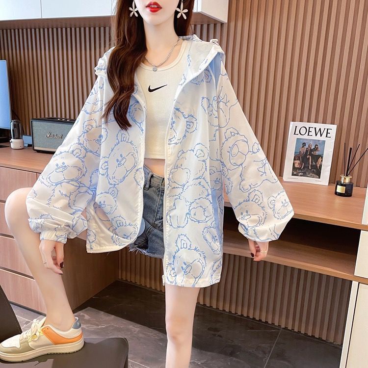 Áo Khoác Cardigan Mỏng Chống Tia Cực Tím Thoáng Khí Phong Cách Mới 2022