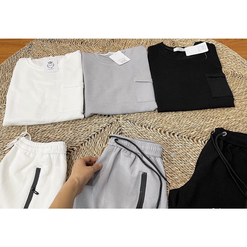 Bộ Thể Thao Nam Đồ Bộ Quần Áo mùa hè cộc tay vải linen đẹp cao cấp  H Boutique | BigBuy360 - bigbuy360.vn