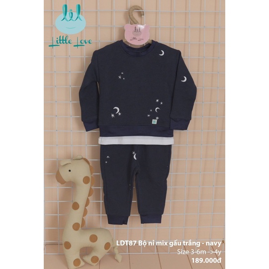 Little love - Bộ bèo phối mềm mại đáng yêu cho bé gái
