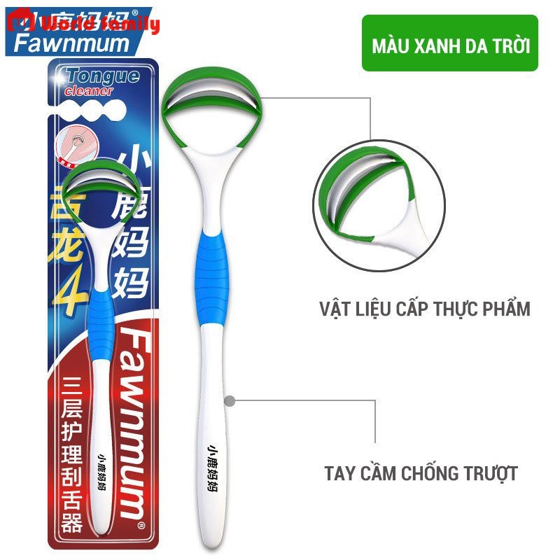 Cạo Lưỡi Fawnmum Phủ Silicone Làm Sạch Lưỡi Cạo Lưỡi Người Lớn Bán Buôn Giá Sỉ Ưu Đãi Lớn