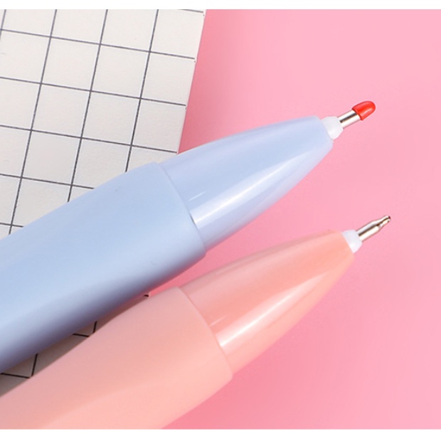 Bút Bi Mực Đen Nhanh Khô Ngòi 0.5mm