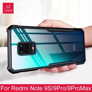Ốp lưng Xundd Redmi Note 9S Note9 pro Note9pro max chính hãng thể thao chống sốc mặt lưng trong suốt
