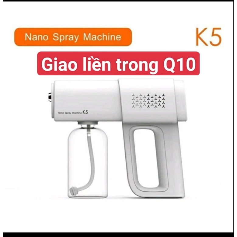 [LOẠI 1.GIÁ SỈ] Súng khử khuẩn k5,máy khử trùng nano ô tô nhà cửa