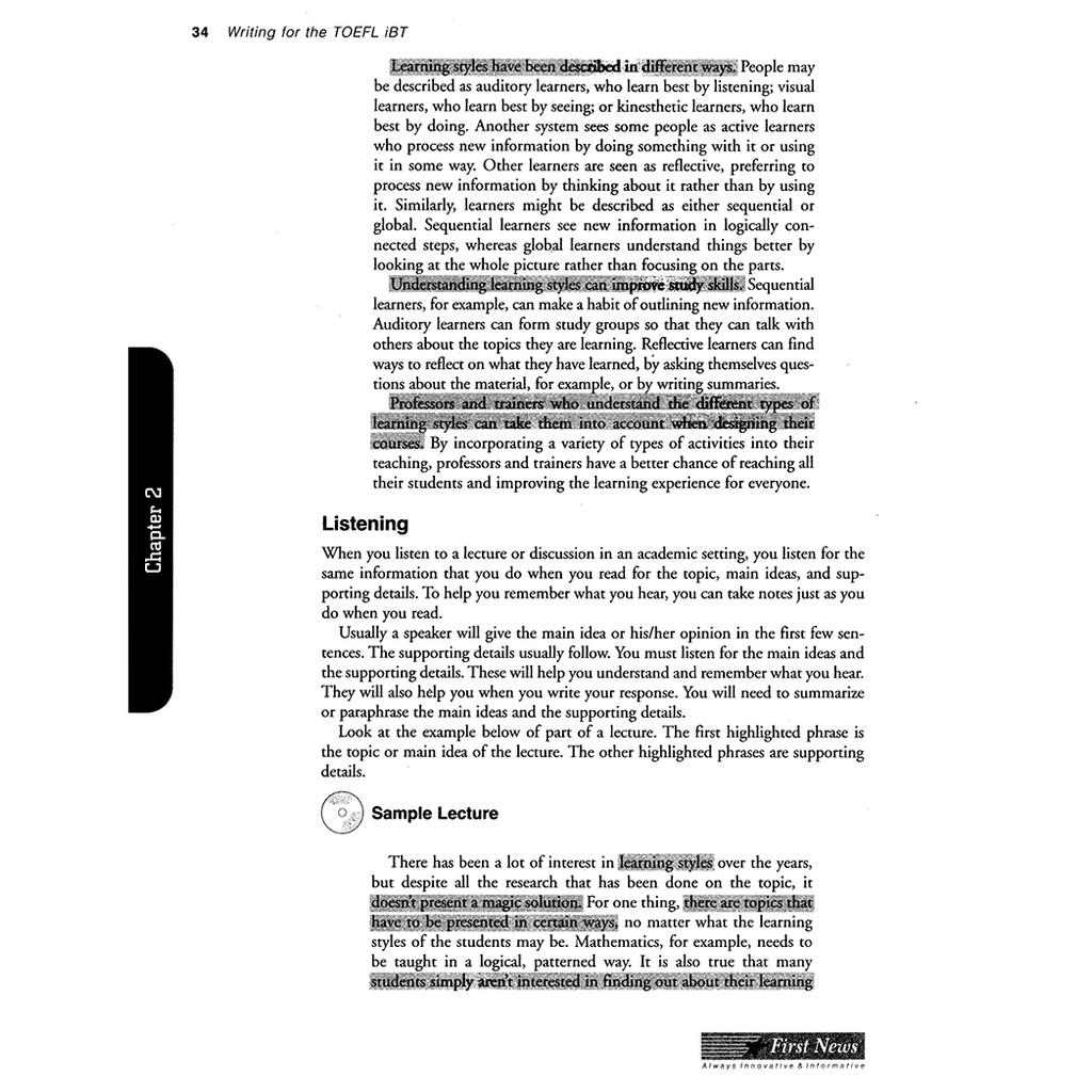 Sách - Barron's Writing for the TOEFL iBT 4th (kèm 1CD)