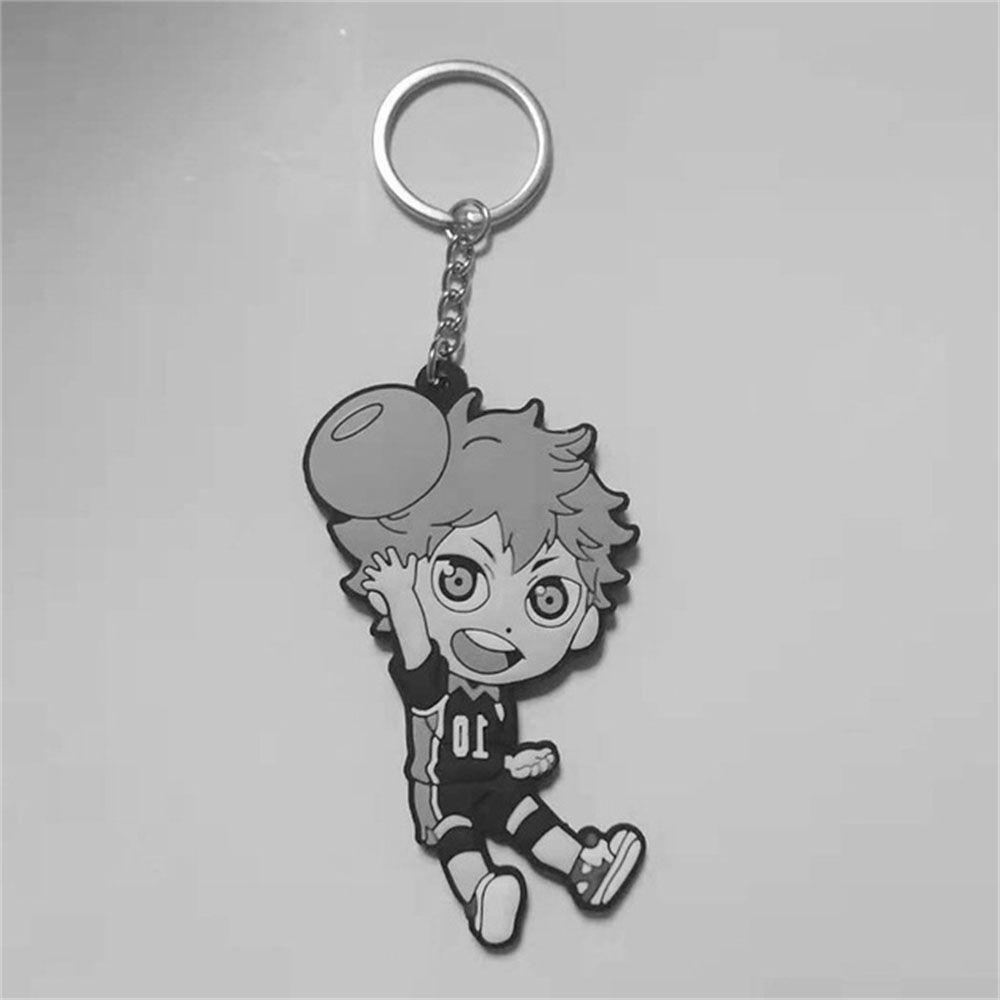LANFY Móc Chìa Khóa In Hình Nhân Vật Anime Haikyuu Dùng Làm Quà Tặng Sinh Nhật / Trang Sức