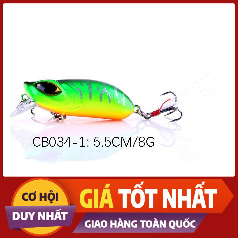 [ Xả Nhanh] Mồi Mininow Lure Mắt 3D dài 5,5cm nặng 8gam