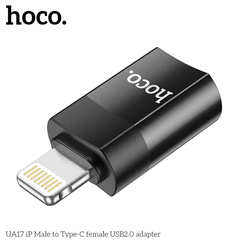 Đầu Chuyển Đổi Hoco UA17 Từ USB C Sang USB 3.0 / USB Sang Type C 2.0 / I Sang Type C 2.0 Cho Laptop Xiaomi Samsung S10 S9