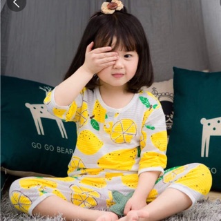 ĐỒ BỘ COTTON BÔNG XƯỚC DÀI BÉ TRAI BÉ GÁI