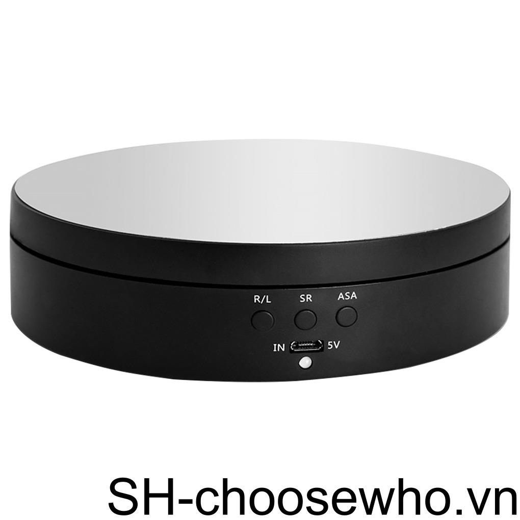 [Choo] 360° Bàn Xoay Tự Động Bằng Điện Dùng Trưng Bày Sản Phẩm Chụp Ảnh