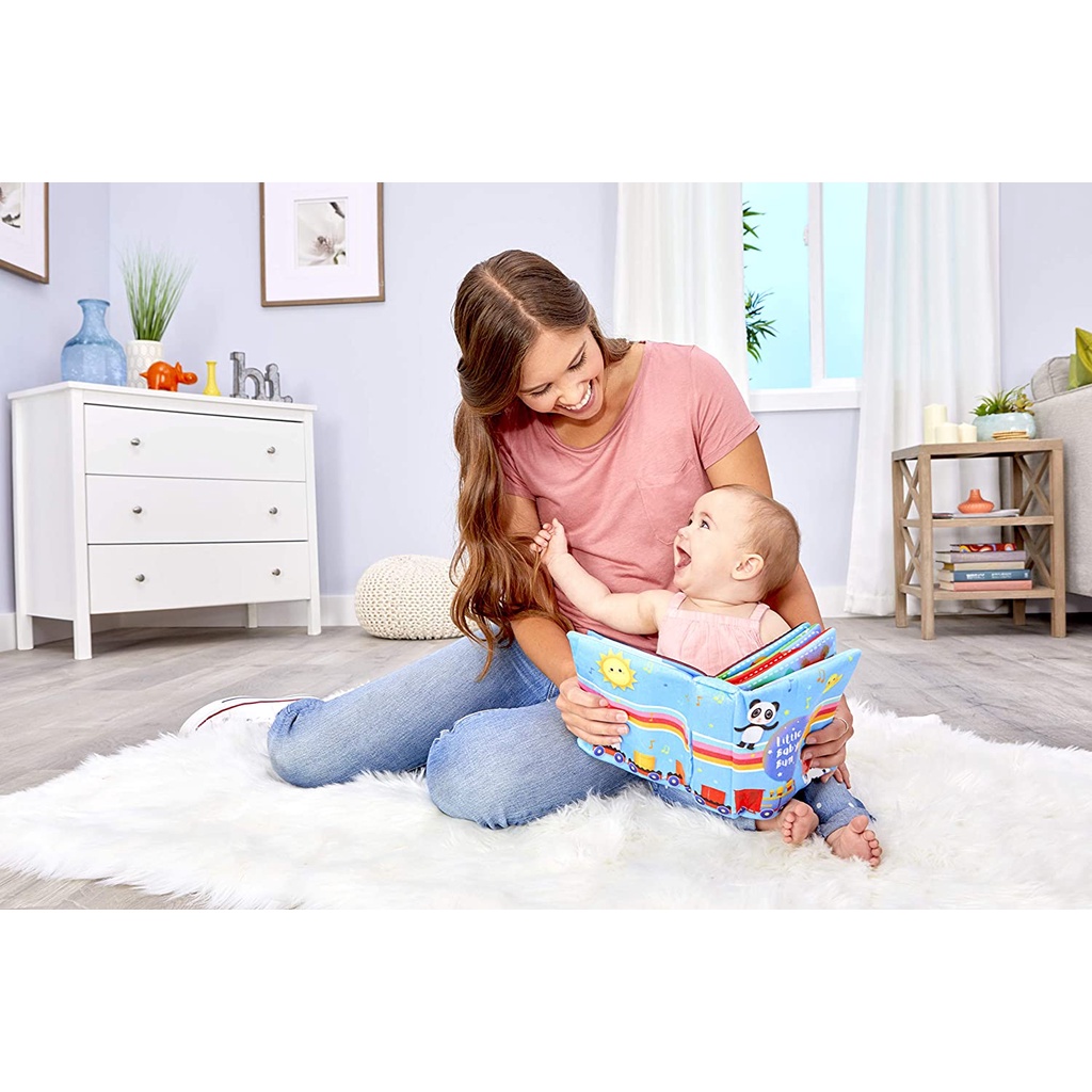 Sách nhạc và kể chuyện Little Tikes Little Baby Bum Singing Storybook dạy đếm, nhạc ABCs, Old MacDonald, 5 Little Ducks