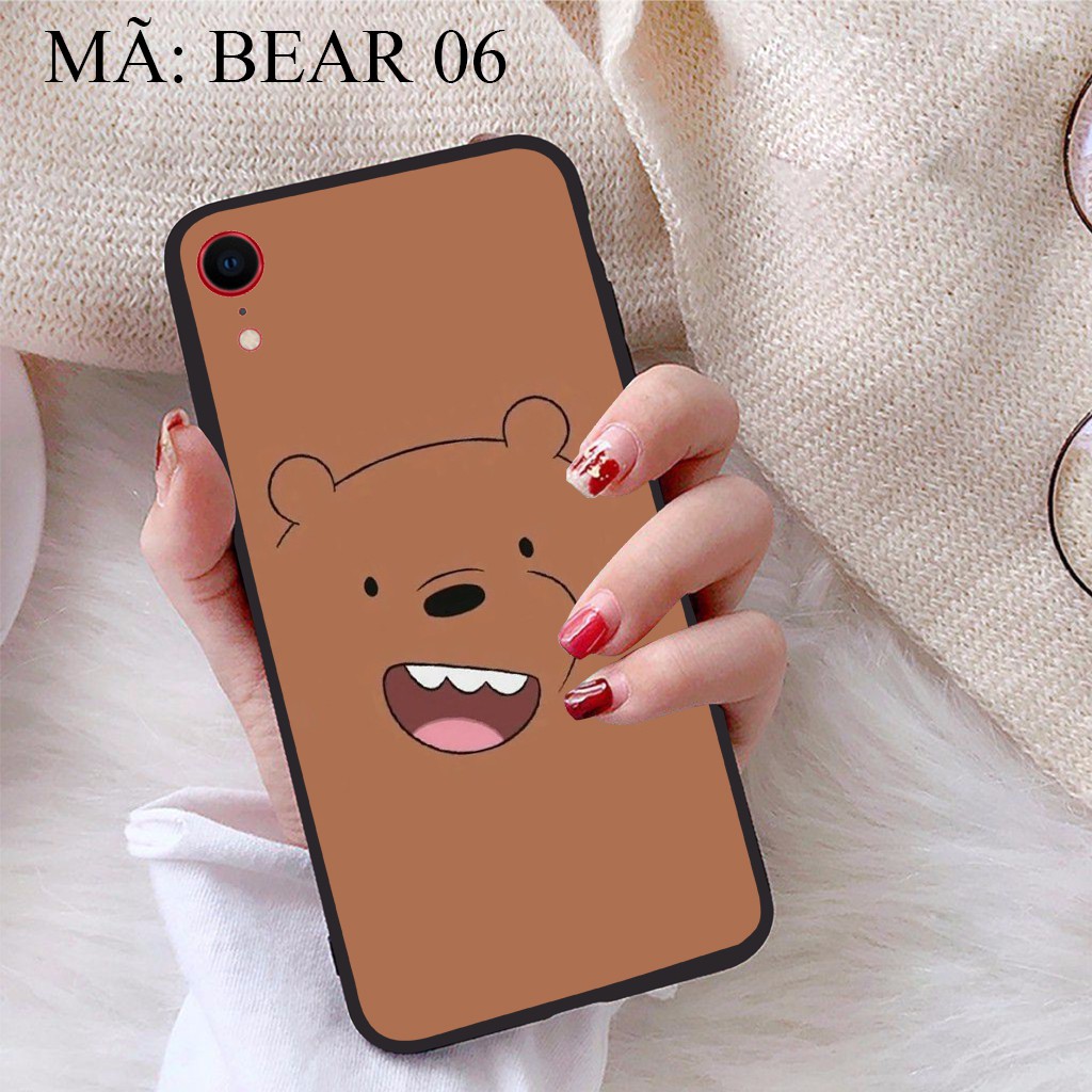 Ốp lưng iPhone XR viền dẻo TPU BST Gia Đình Nhà Gấu