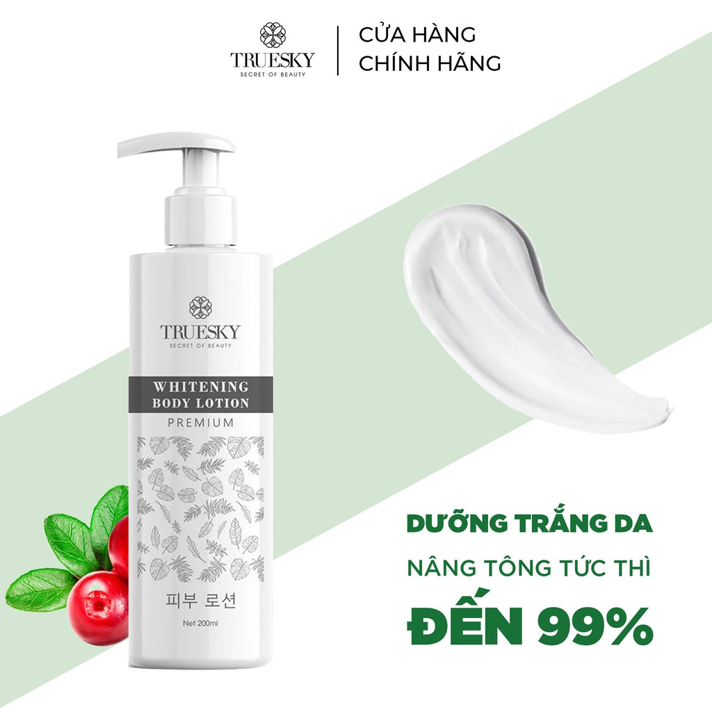 Bigsize - Kem ủ trắng body Truesky chiết xuất rễ cây cam thảo 200g - Whitening Body Cream