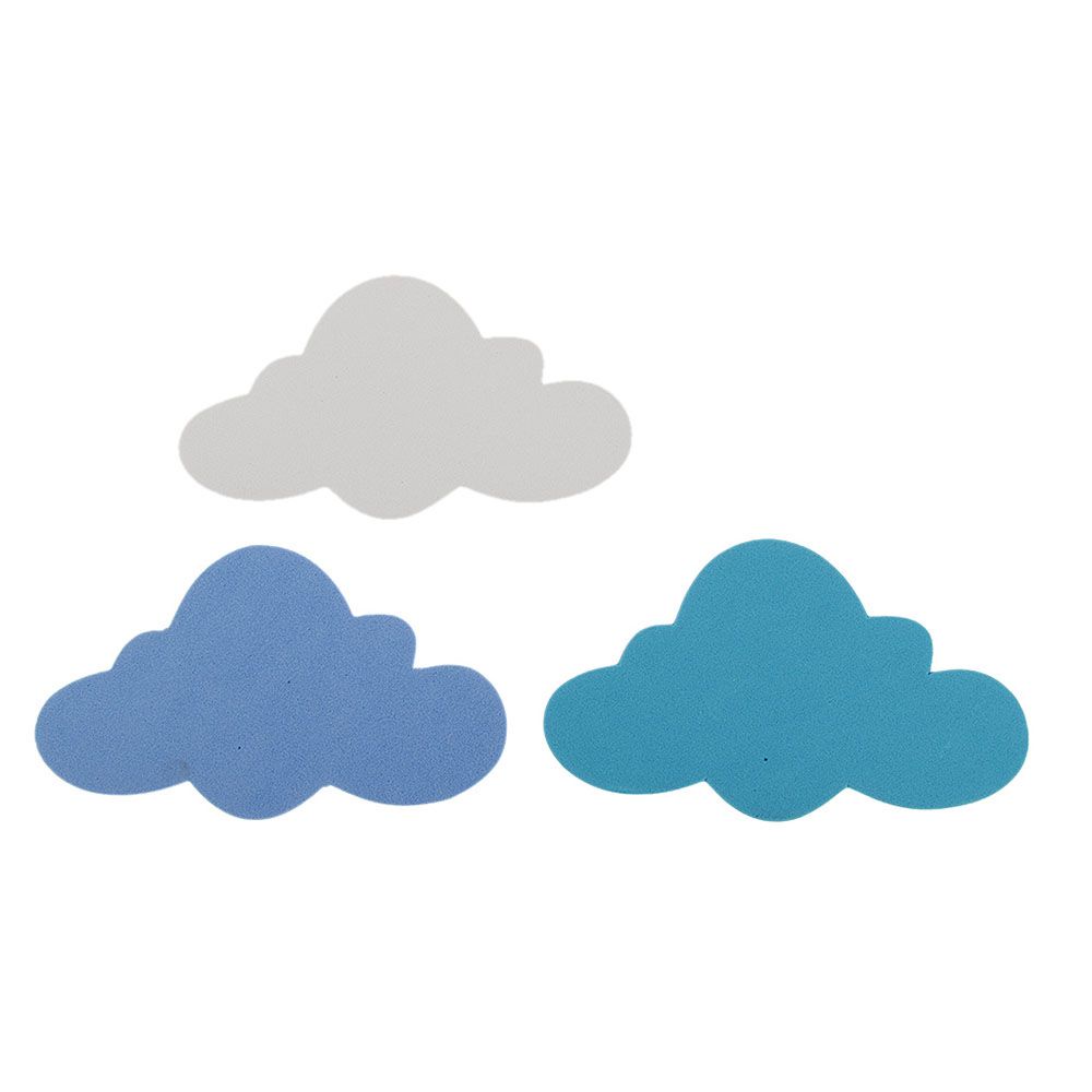 Epoch Set 12 Miếng Dán Tường Trang Trí Hình Đám Mây Bằng Xốp Eva Nhiều Màu Phong Cách Hiện Đại Dành Cho Trẻ Em Diy